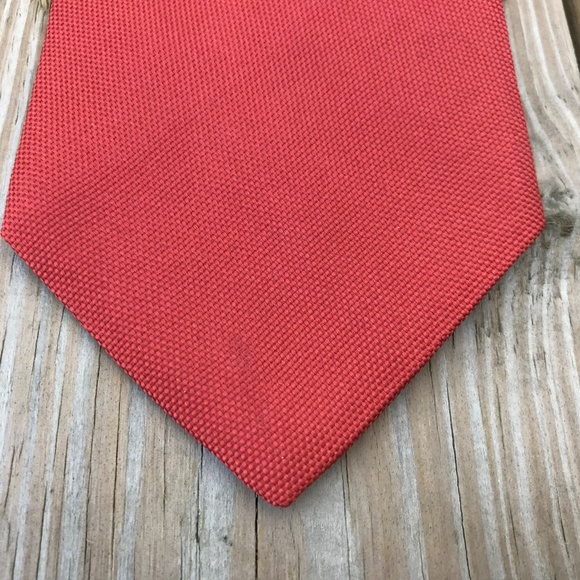 Van Heusen Mens Tie Fashion Red Tie All Silk USA - Picture 6 of 8