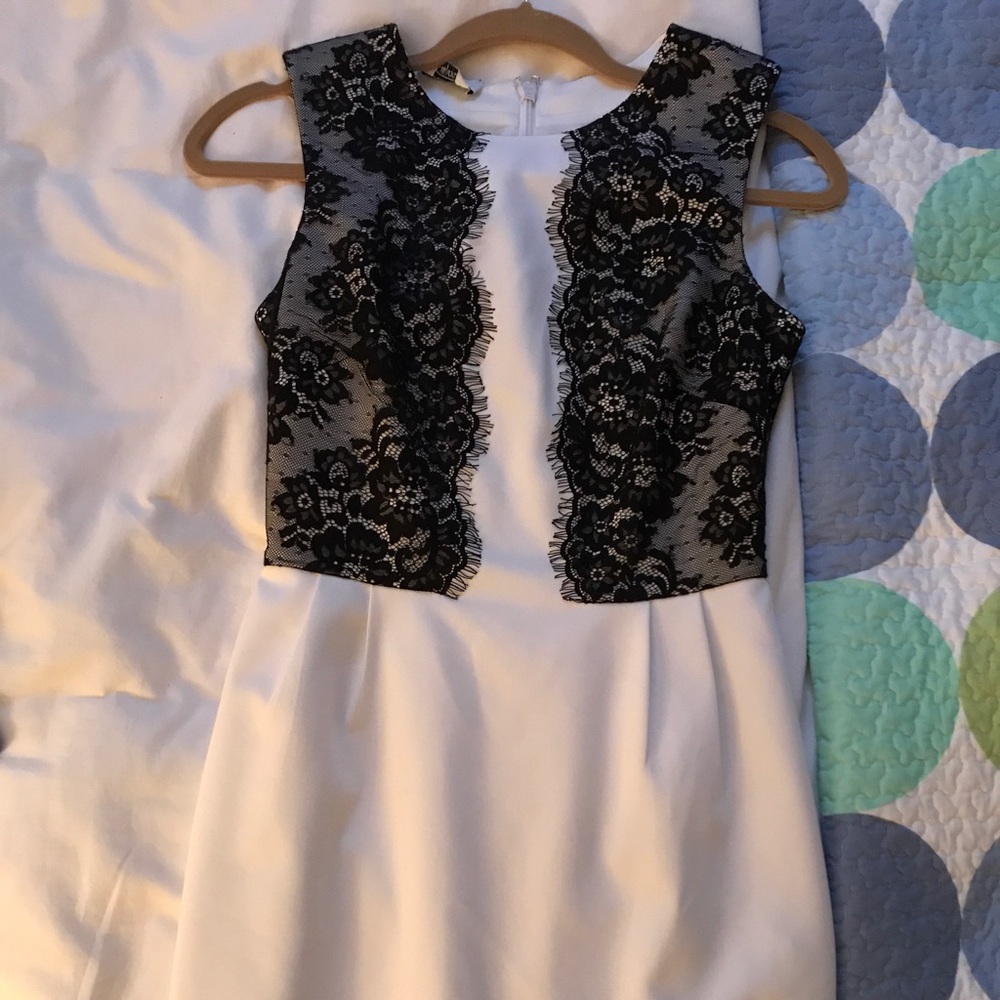 Black and White bebe Dress