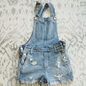 Madewell overall shorts xs