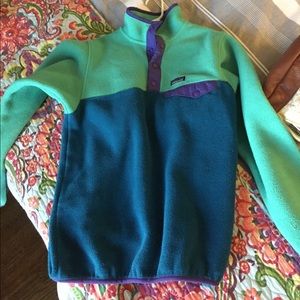 Patagonia re-tool snap fleece ( KIDS LG )