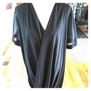 Edgy little black dress