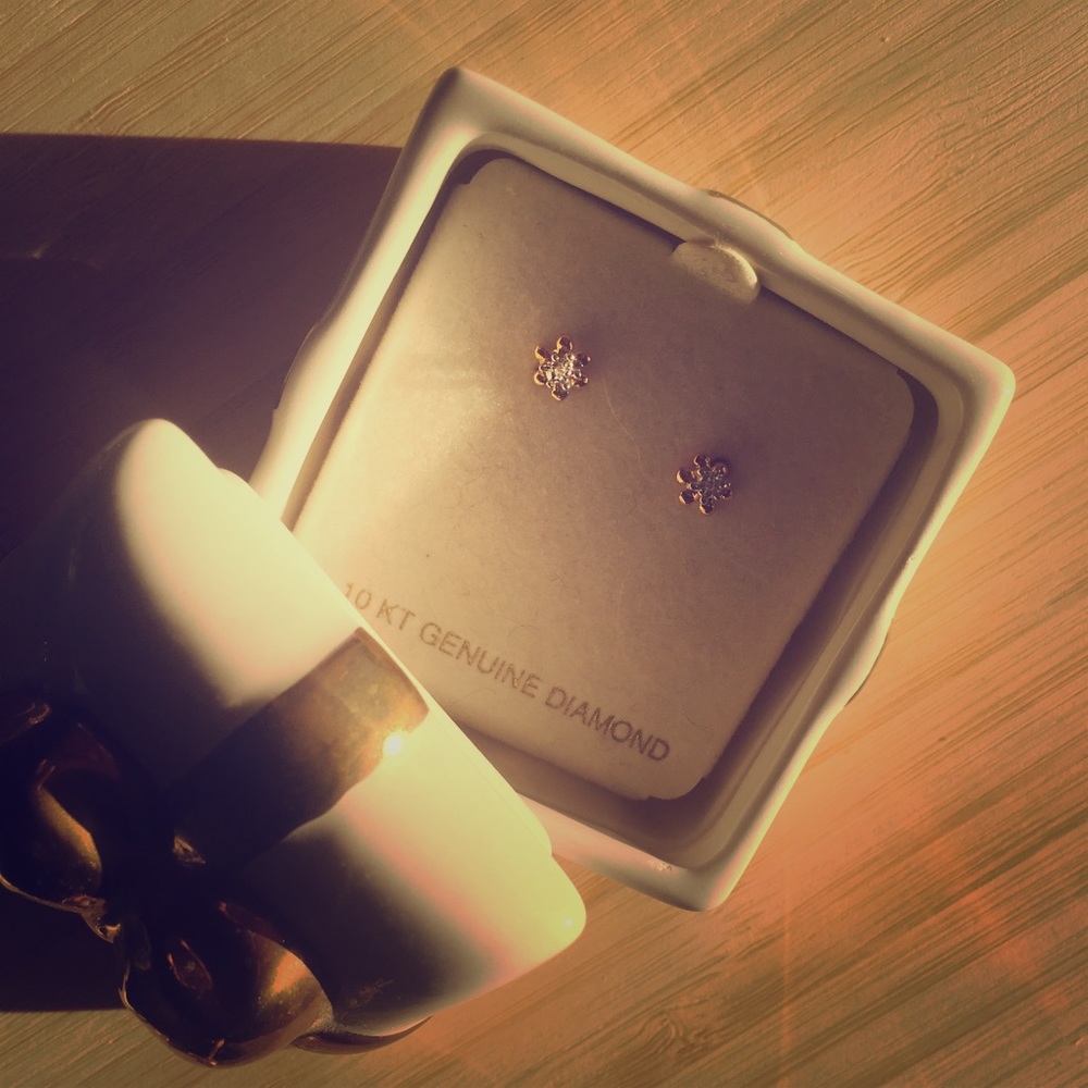 Tiny Diamond Studs