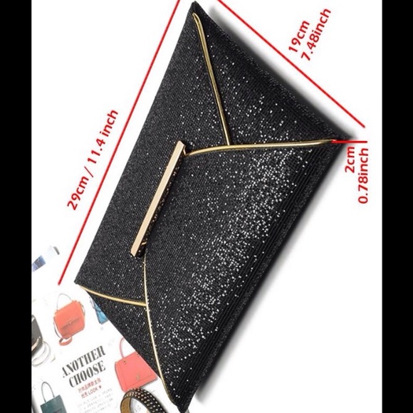 Glitter envelope clutch - Picture 4 of 7