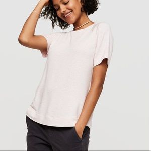 NWT Lou & Grey Signaturesoft Back Slit Tee XS