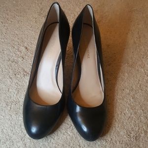 Saks Fifth Avenue Classic Black Heels