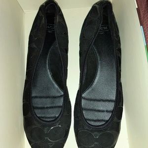 Coach ballerina slippers