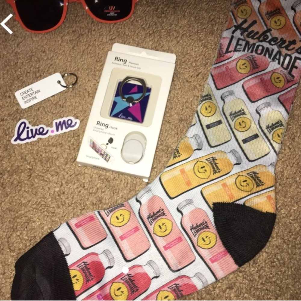 Sunglasses, socks, popsockets, and more
