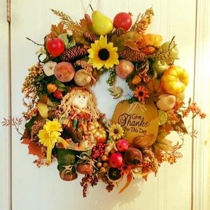 Large Fall Harvest Wreath Large Fall Harvest Wreath