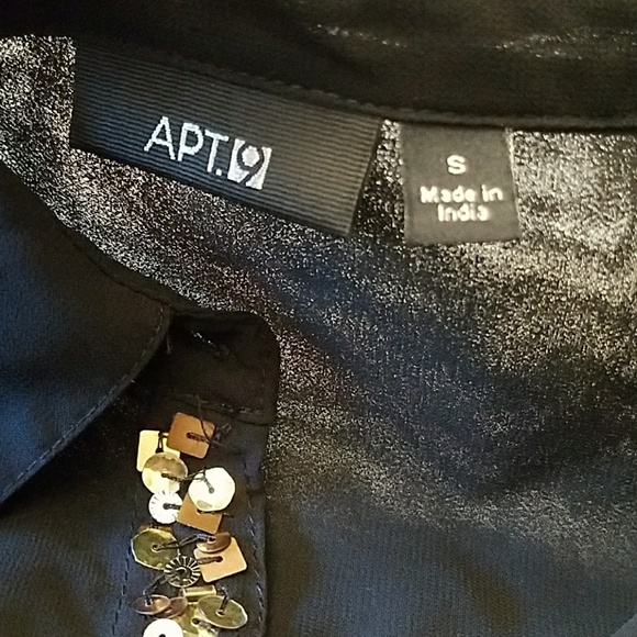 Black sheer top - Picture 4 of 4