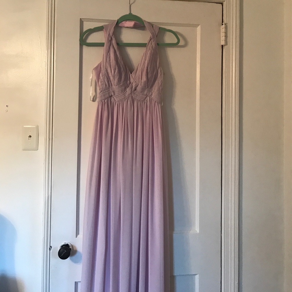 Lilac prom dress