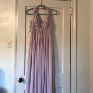 Lilac prom dress