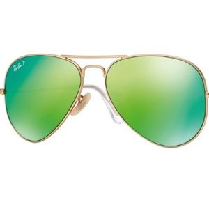 Ray-Ban Aviator Green Flash Lense