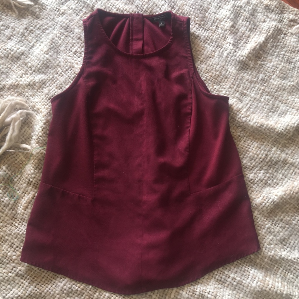 Banana Republic wine colored tank top