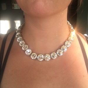 Oversized rhinestone necklace