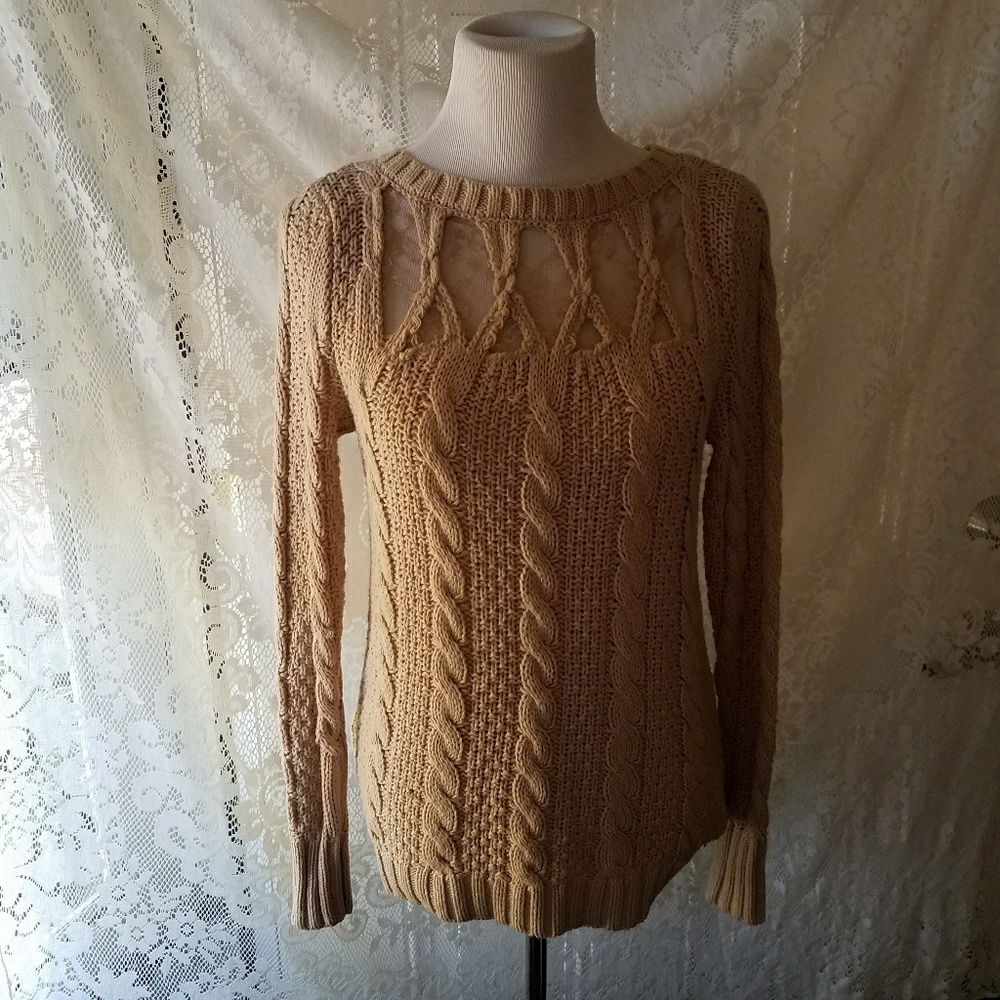 Chunky knit sweater