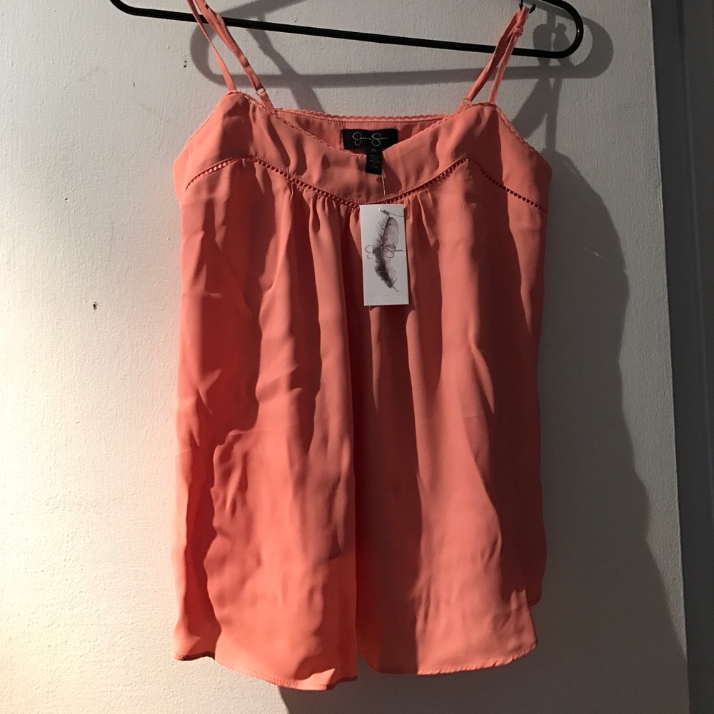 Coral Jessica Simpson tank top