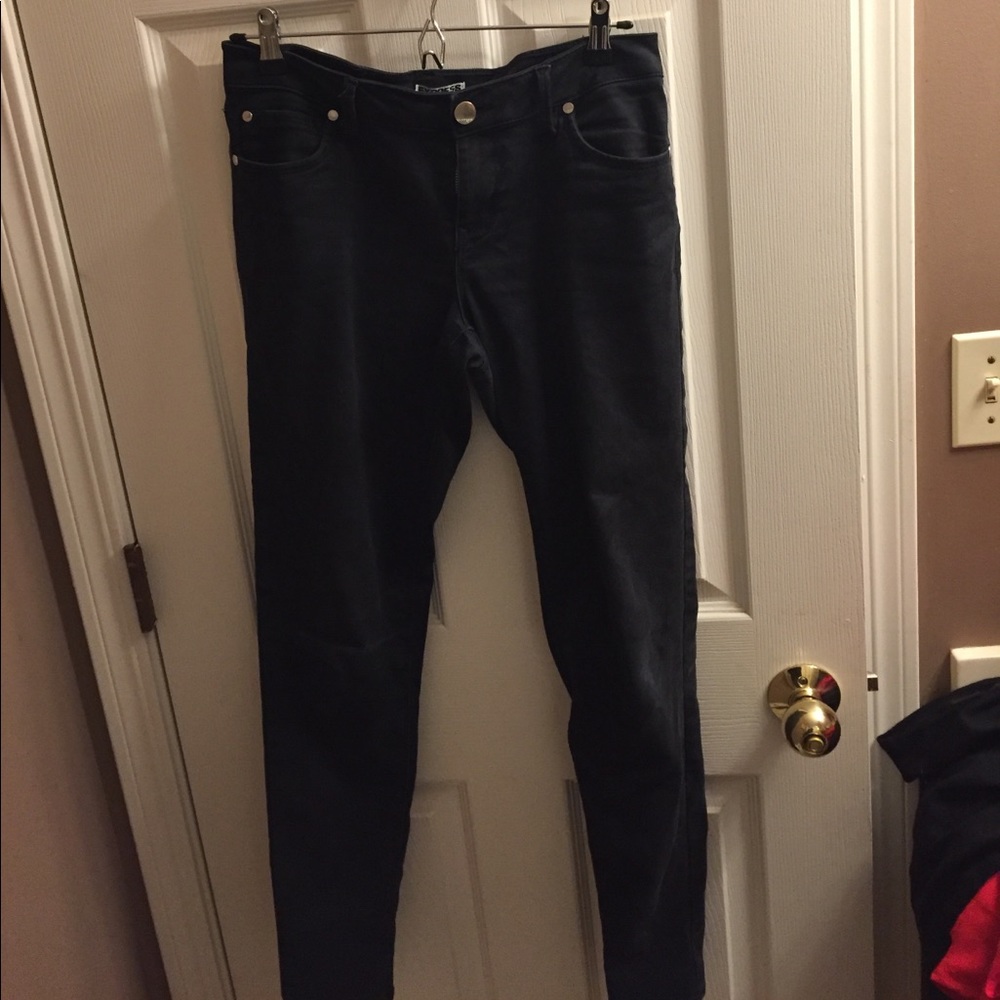 Express Black Skinny Jean size 8