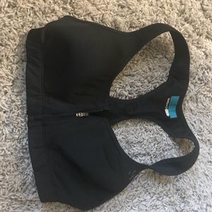 Black under armour sports bra