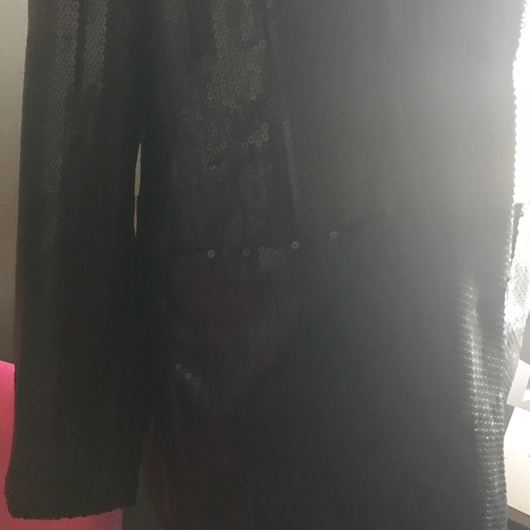 [SOLD] Rachel Zoe Sequin Blazer Size L - Picture 4 of 5
