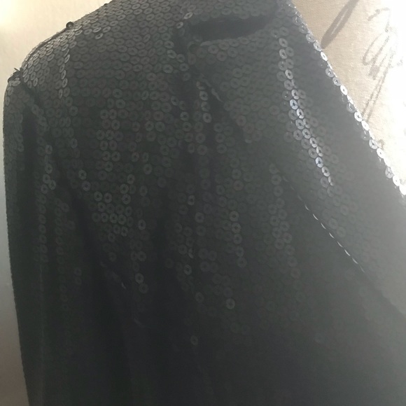 [SOLD] Rachel Zoe Sequin Blazer Size L - Picture 5 of 5