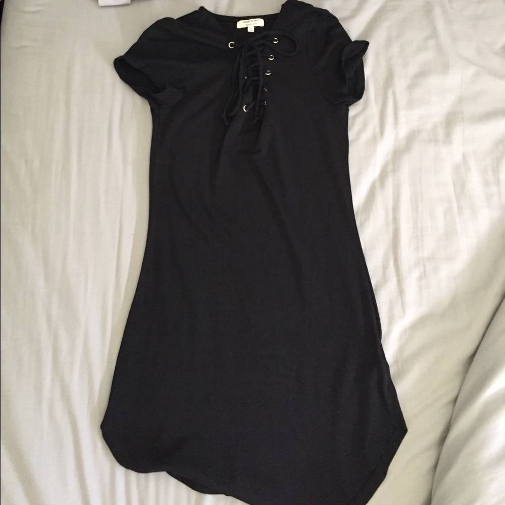 Fitted black dress
