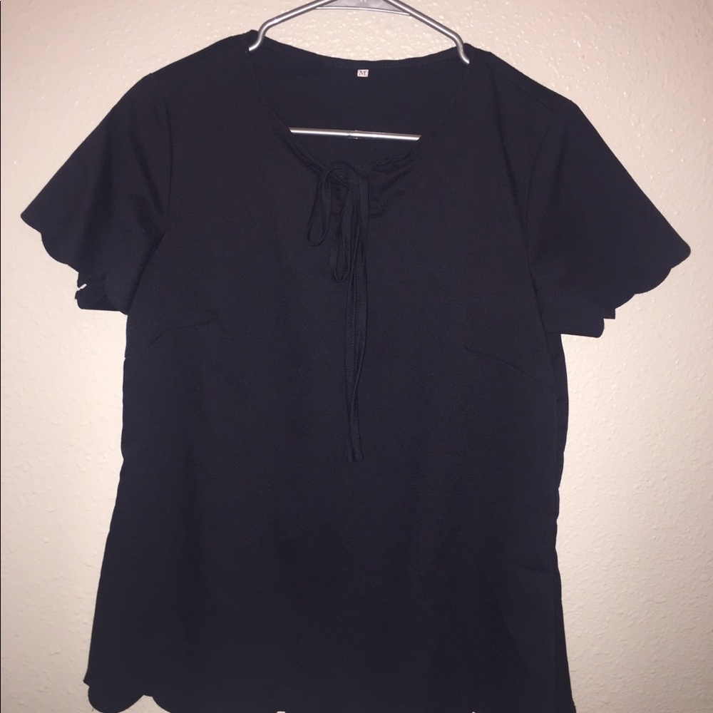 Navy blue blouse
