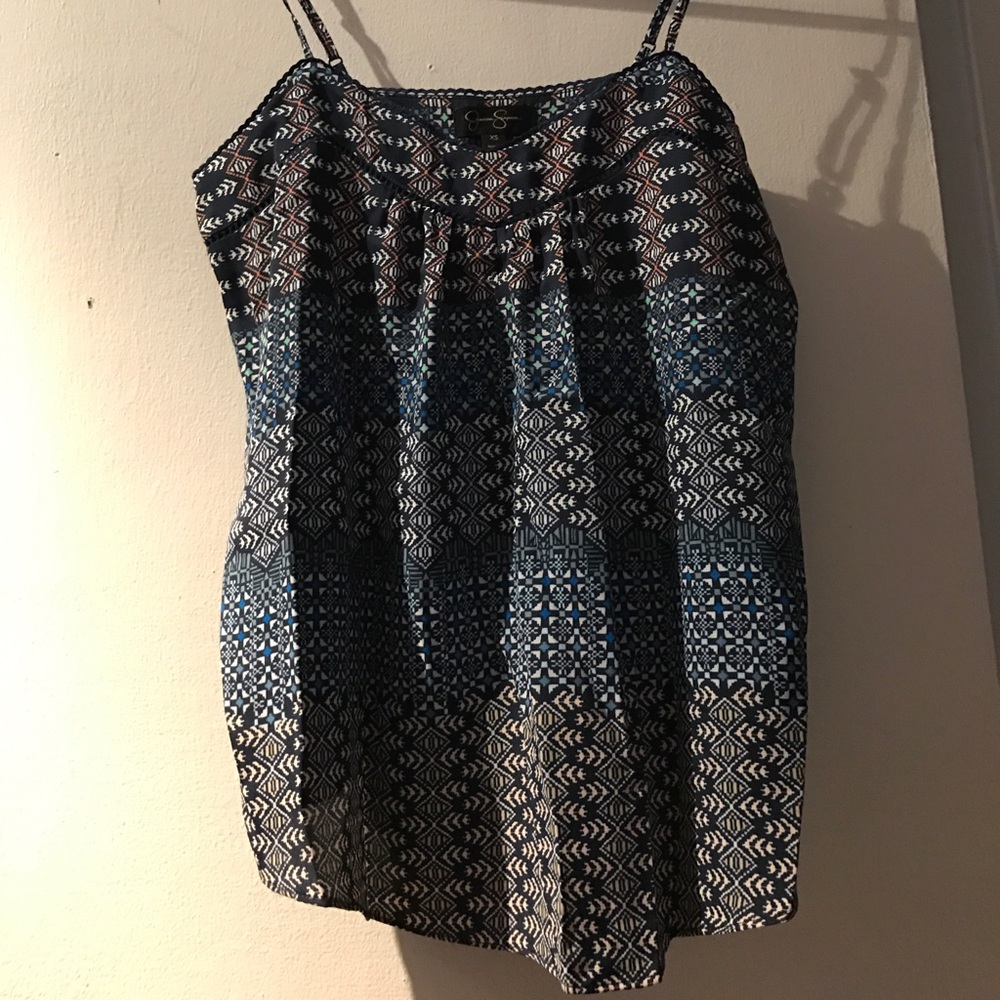 Jessica Simpson multi colored tank top