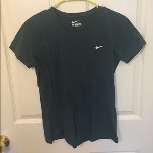 Dark Green Nike shirt
