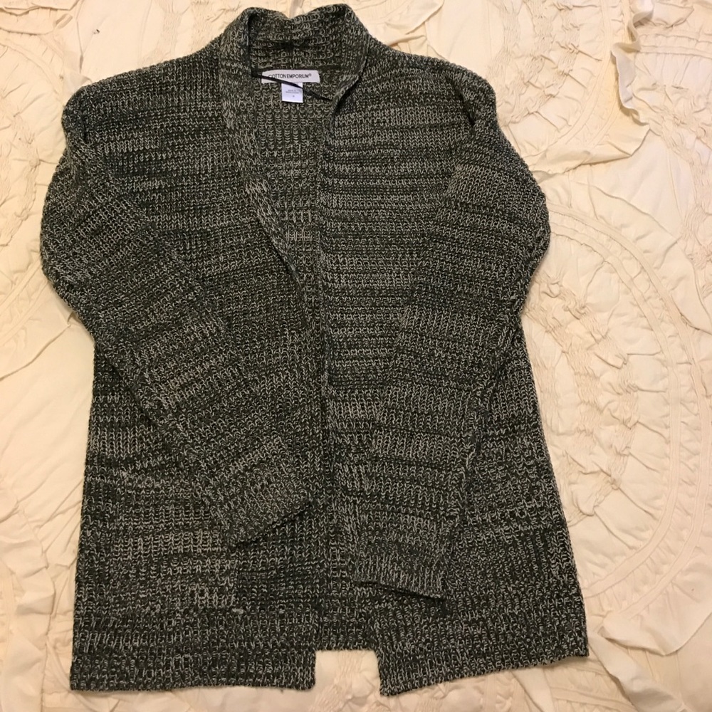 Cotton Emporium Open Front Cardigan