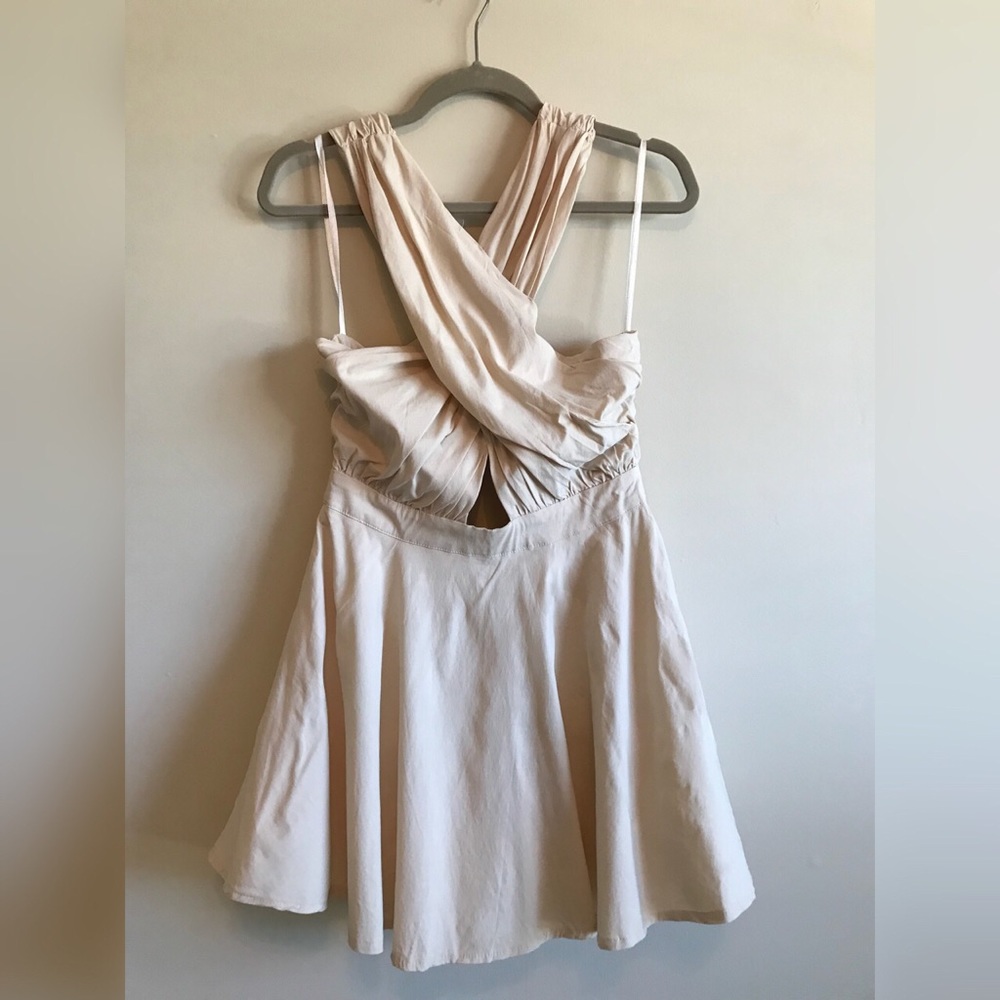 Elegant Beige Dress