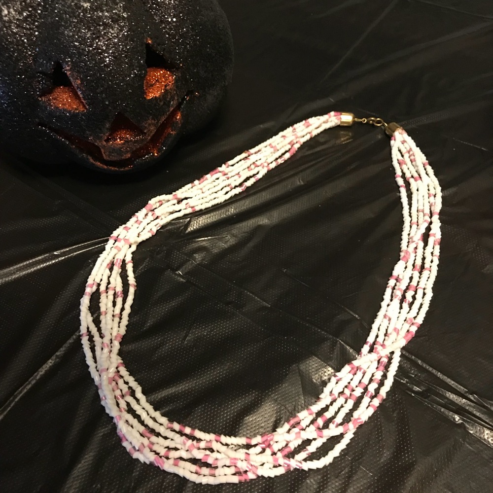 Pink/White Necklace