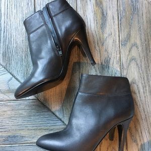 Brand new J Crew black leather boots! Size 5