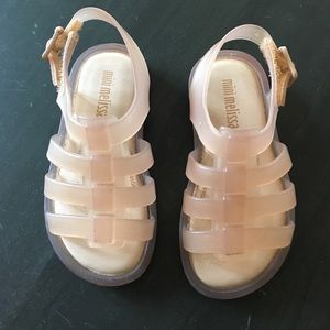 Like new Mini Melissa sandals
