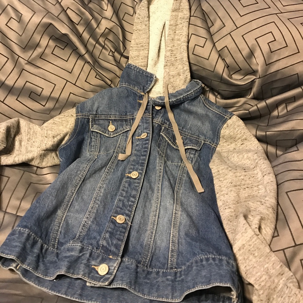 Jacket with hoodie