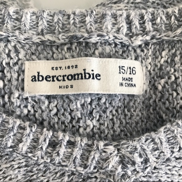 Abercrombie gray knit sweater - Picture 4 of 4