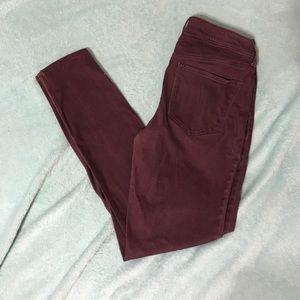 Old Navy burgundy pants