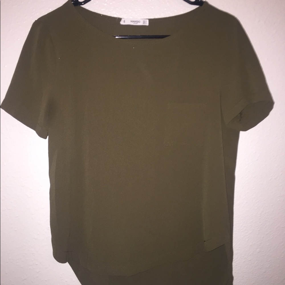 Olive Green Top!