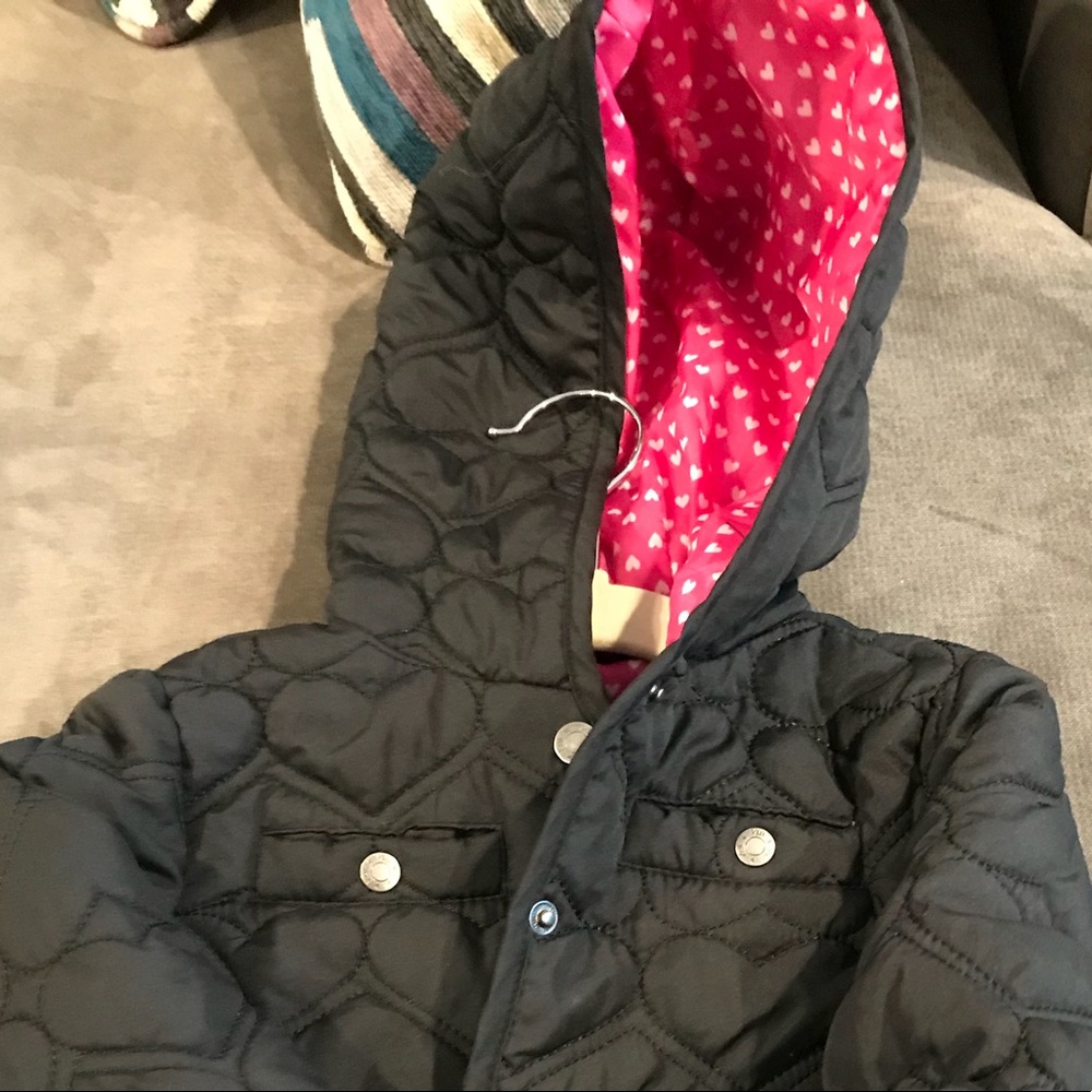 Fall jacket - Girls quilted jacket with hood