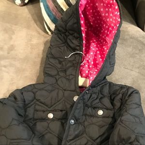 Fall jacket - Girls quilted jacket with hood