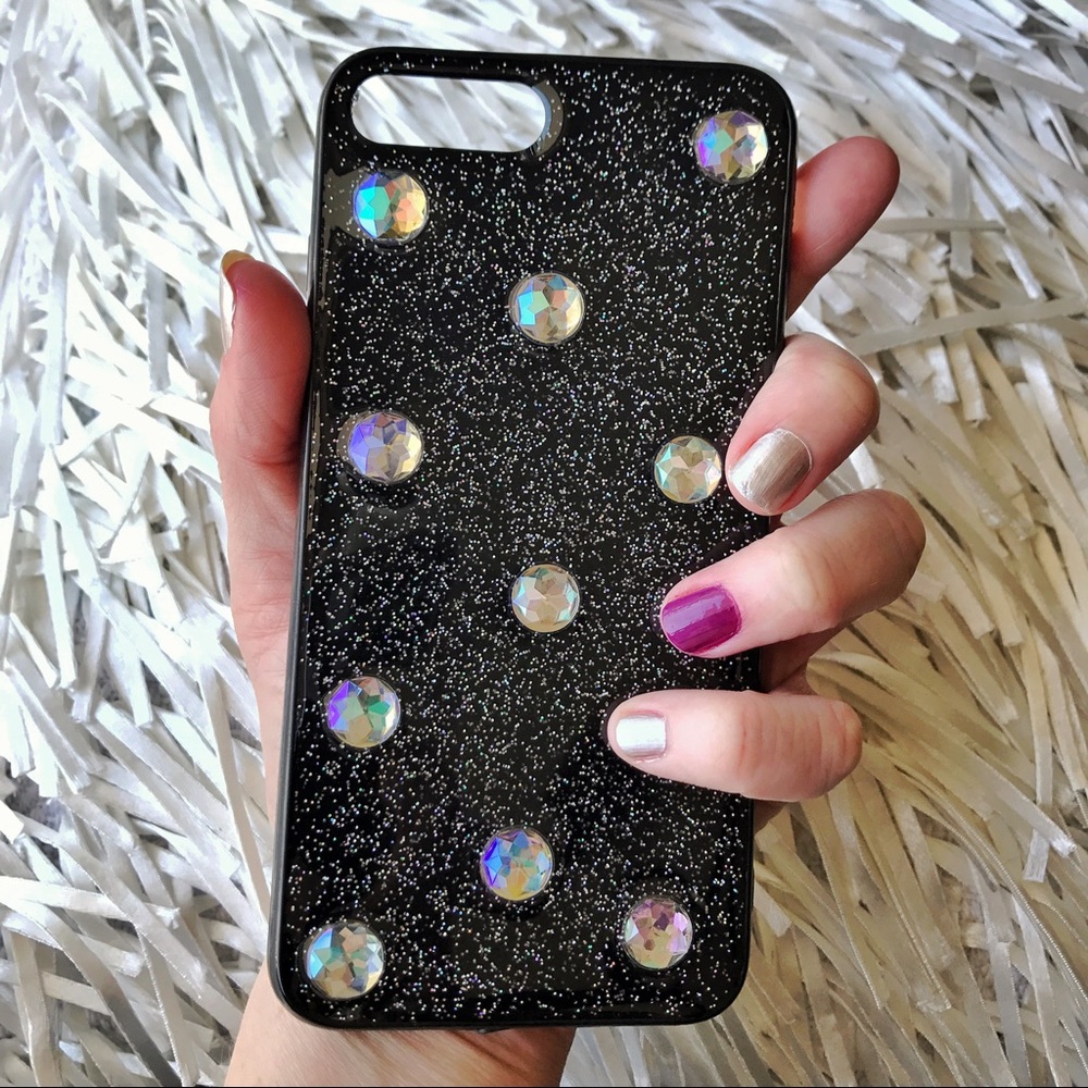 NEW iPhone 7 Plus/8 Plus Soft Jewel Glitter Case - Picture 2 of 6