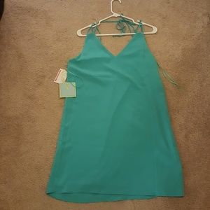 CeCe loose fitting teal dress