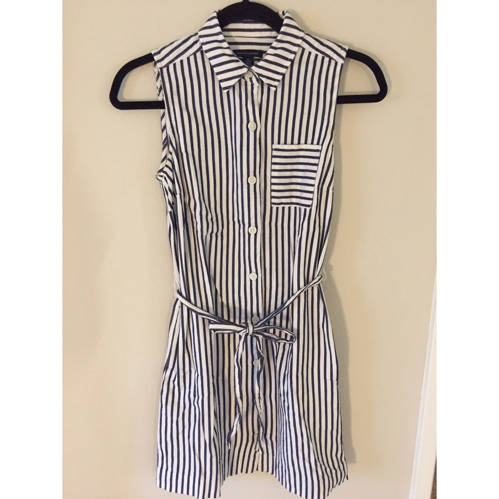 Tommy Hilfiger Striped Shirt Dress (XS)