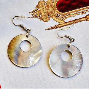 Mineral Disc Earrings
