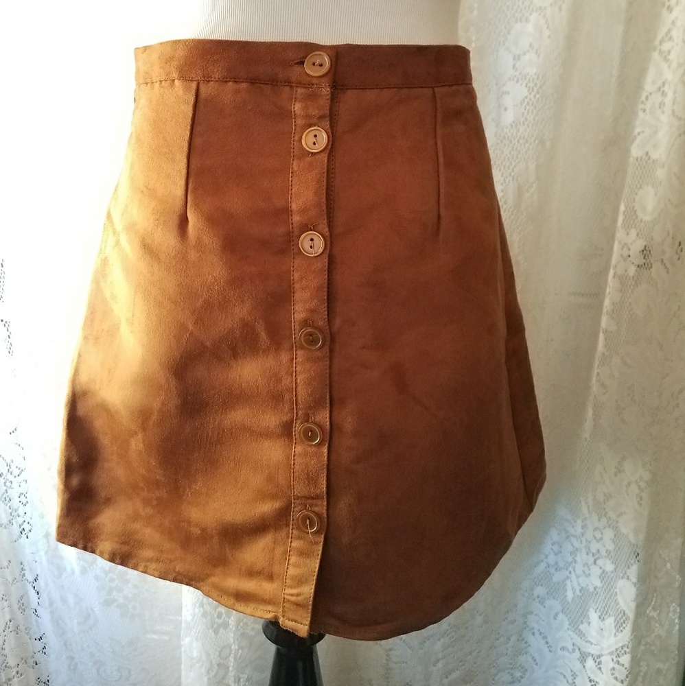 VTG caramel button up - Picture 2 of 4
