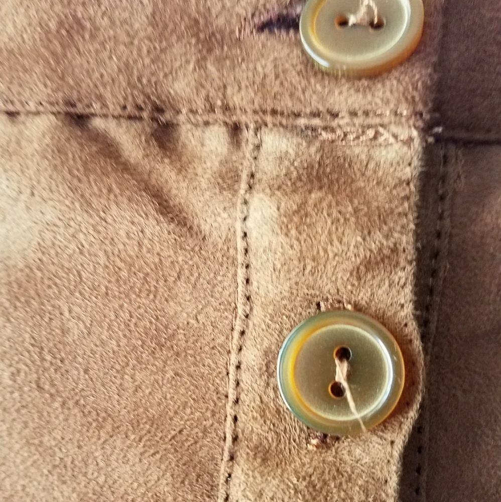 VTG caramel button up - Picture 3 of 4