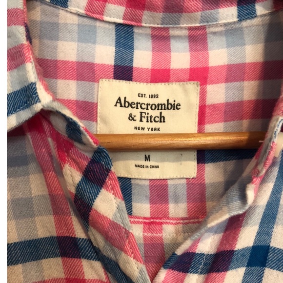 Abercrombie & fitch Plaid Top - Picture 3 of 3