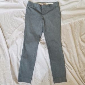 BR skinny, stretch Sloan crop pants, lt blue sz 0