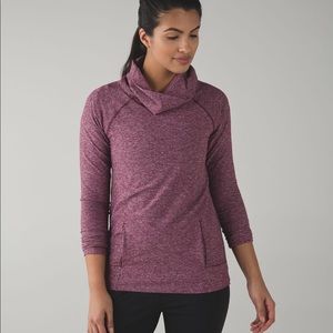 Lululemon Make a Move Long Sleeve Red Grape 6