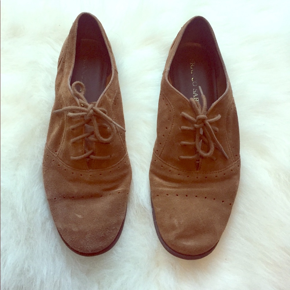 Franco Sarto Suede Loafer Shoes