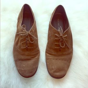 Franco Sarto Suede Loafer Shoes